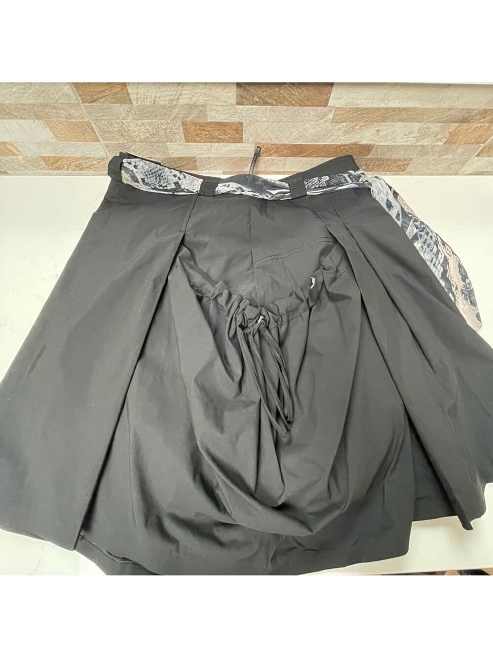 VANGELIZA black asymmetrical full skirt Sz M Dark Coquette, Whimsigoth, Grunge - Picture 12 of 16